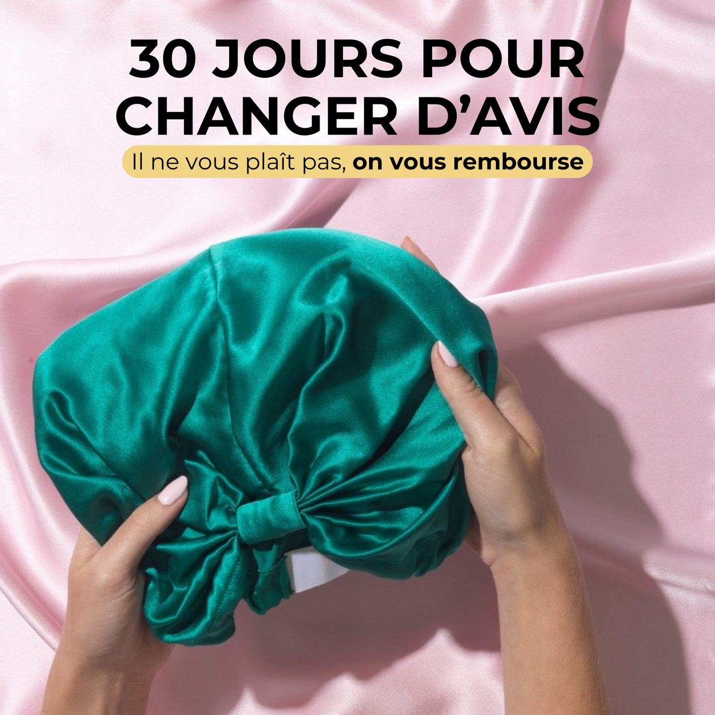 Bonnet de protection capillaire en soie