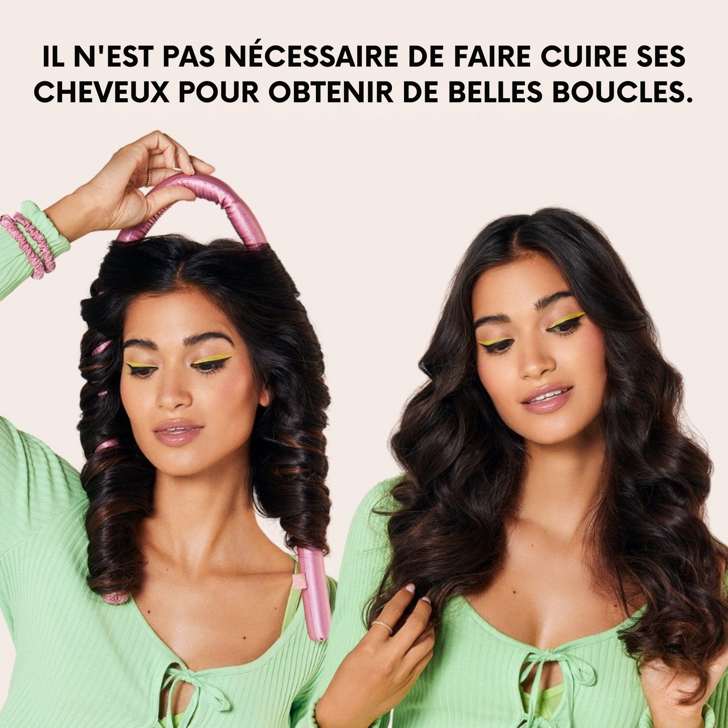 Curler sans chaleur en soie