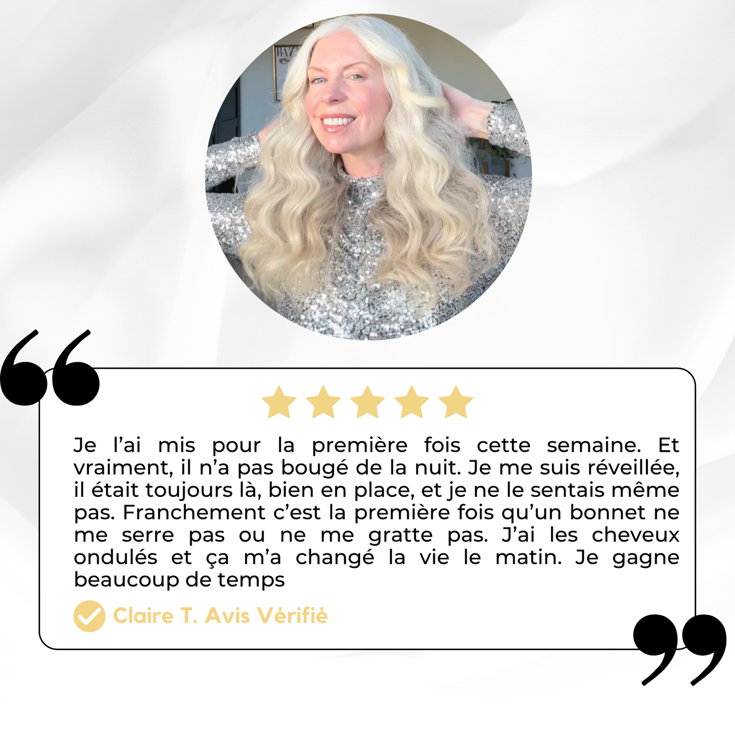 Bonnet de protection capillaire en soie