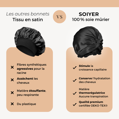Bonnet en soie prenium