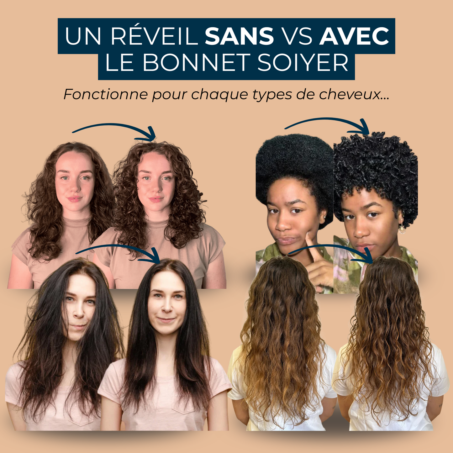 Bonnet en soie prenium