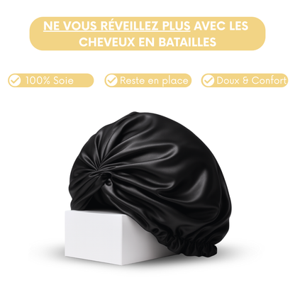 Bonnet de protection capillaire en soie