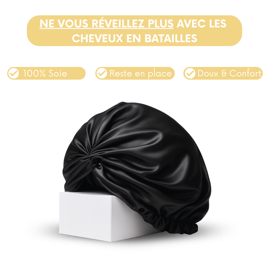 Bonnet de protection capillaire en soie