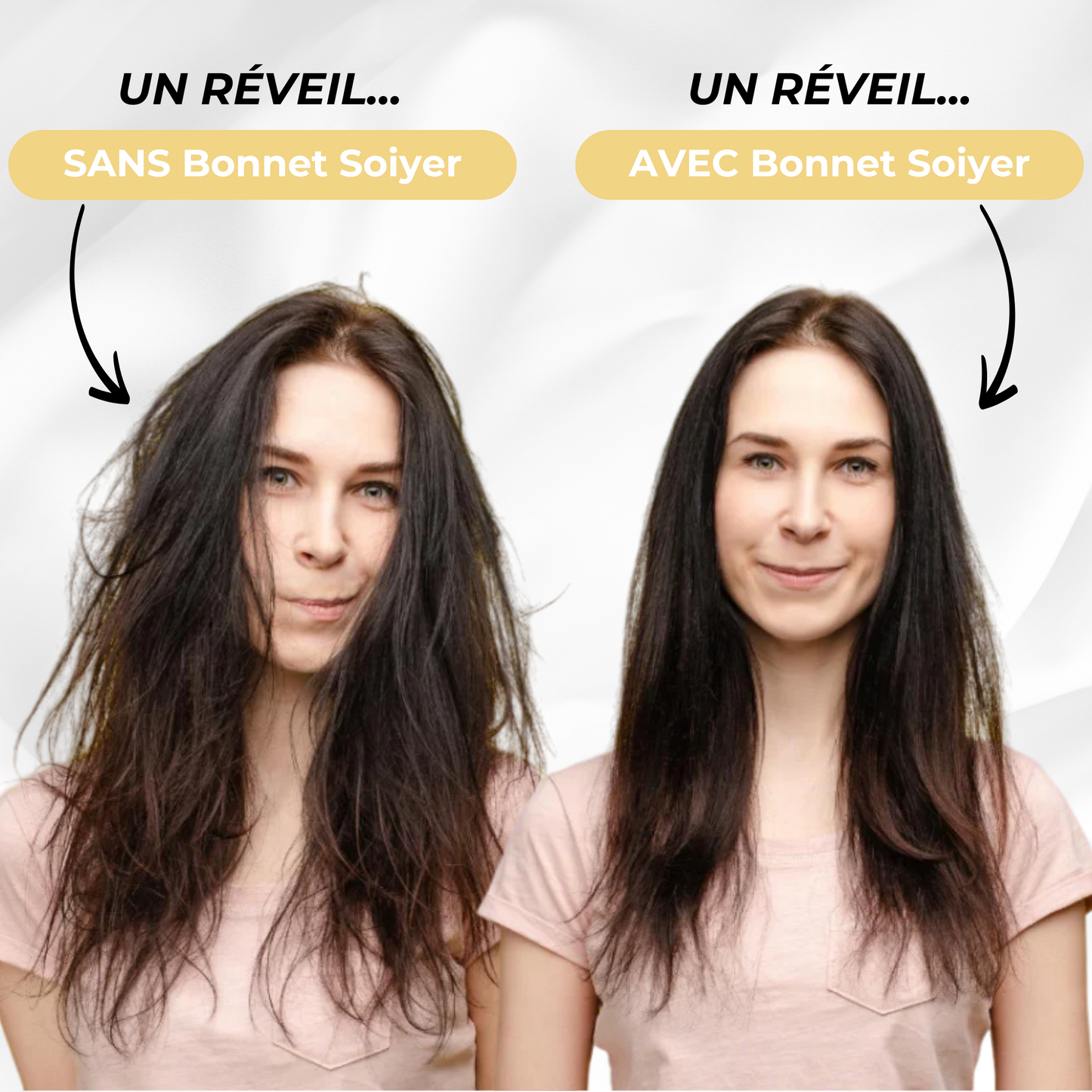 Bonnet de protection capillaire en soie